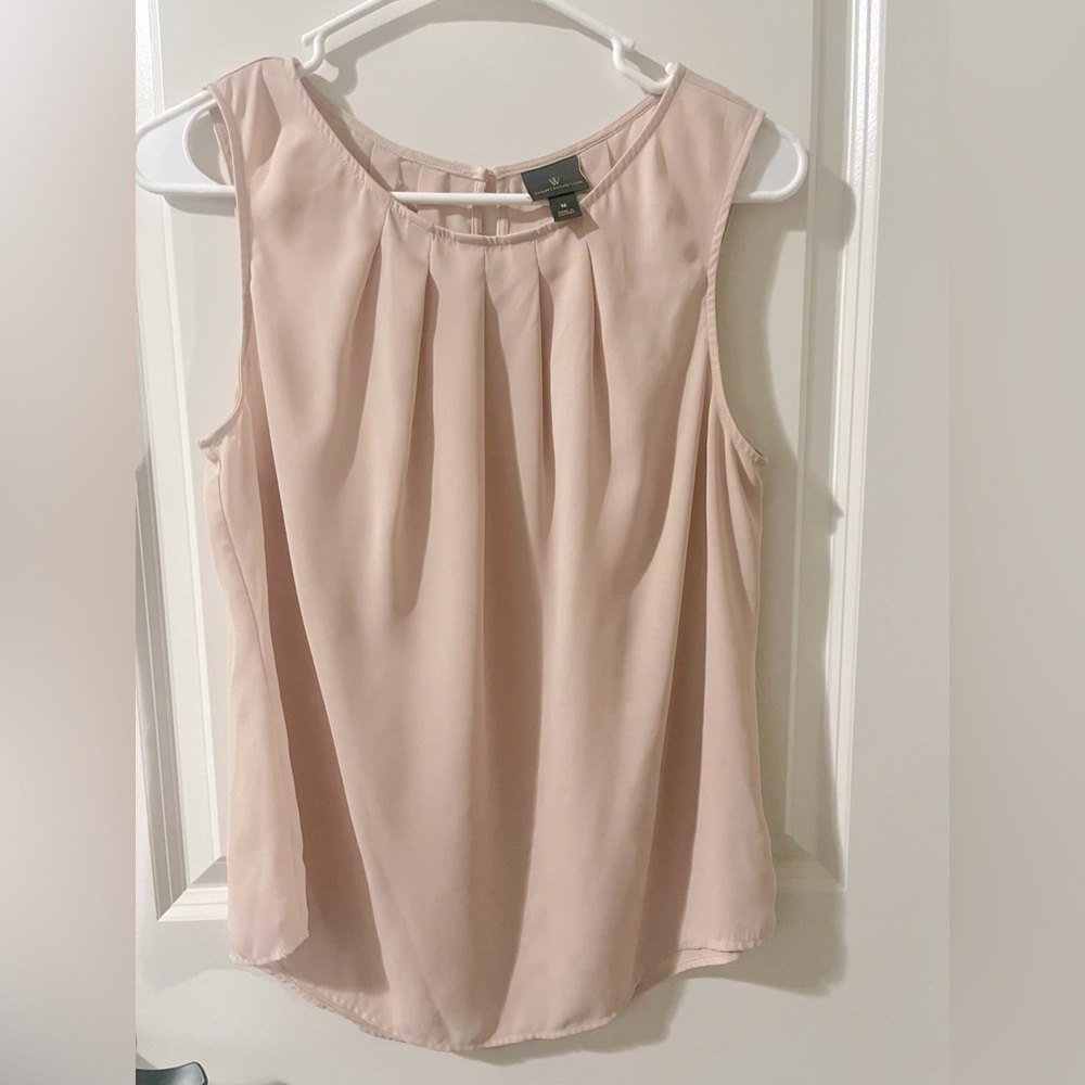 Worthington Pink Sleeveless Blouse - Medium